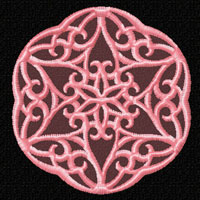 Lacy Snowflake Machine Embroidery Designs