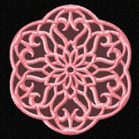Lacy Snowflake Machine Embroidery Designs