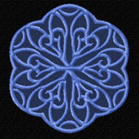 Lacy Snowflake Machine Embroidery Designs