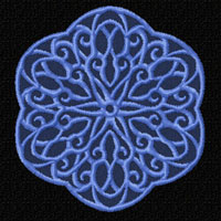 Lacy Snowflake Machine Embroidery Designs