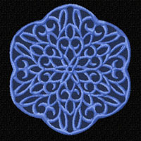Lacy Snowflake Machine Embroidery Designs