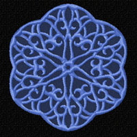 Lacy Snowflake Machine Embroidery Designs