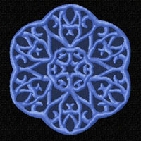 Lacy Snowflake Machine Embroidery Designs