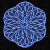 Lacy Snowflake Machine Embroidery Designs