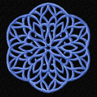 Lacy Snowflake Machine Embroidery Designs
