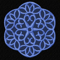 Lacy Snowflake Machine Embroidery Designs