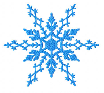 Snowflake on Snowflakes Machine Embroidery Designs Set