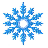 Snowflake Machine Embroidery design