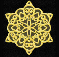 Snowflake Machine Embroidery design