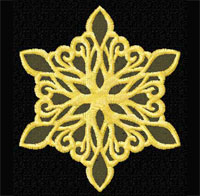 Snowflake Machine Embroidery design