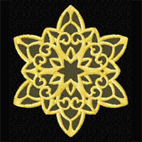 Snowflake Machine Embroidery design