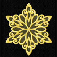 Snowflake Machine Embroidery design