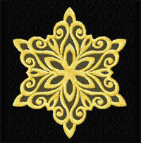 Snowflake Machine Embroidery design