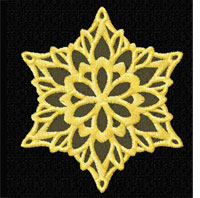 Snowflake Machine Embroidery design
