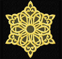 Snowflake Machine Embroidery design