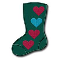 Christmas Stockings  Machine Embroidery Designs