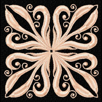 Floral Motifs 12 Quilt Blocks Machine Embroidery Designs 4x4
