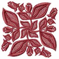 Roses Motifs  Quilt Blocks Machine Embroidery Designs