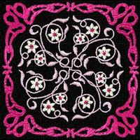Flowers Motifs Quilt Blocks Machine Embroidery Designs