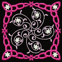 Flowers Motifs Quilt Blocks Machine Embroidery Designs
