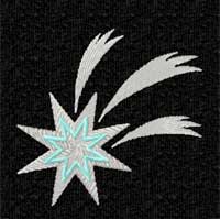Star Machine Embroidery design