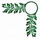 Grean leaves Ornaments Machine Embroidery Designs