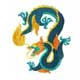 Chinese Dragon Machine Embroidery Designs set