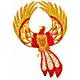 Feng Shui Machine Embroidery Design Set: Fenix (Phoenix)