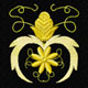 Gold Flowers Machine Embroidery Designs