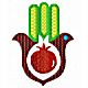 Seven Spices Dove Hamsa Machine Embroidery Designs set
