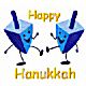 Dancing Hanukkah Machine Embroidery Designs set