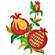 Pomegranates Machine Embroidery Designs Set