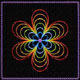 Rainbow Flowers quilt blocks