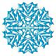 Snowflakes machine embroidery designs