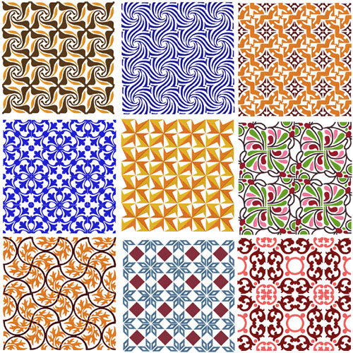 Tiles Machine Embroidery Designs set