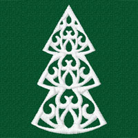 Spruce Tree Machine Embroidery design
