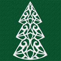 Spruce Tree Machine Embroidery design