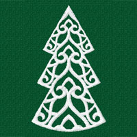 Spruce Tree Machine Embroidery design