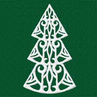 Spruce Tree Machine Embroidery design