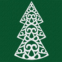 Spruce Tree Machine Embroidery design