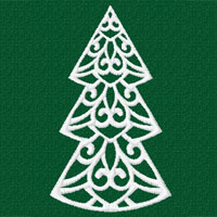 Spruce Tree Machine Embroidery design