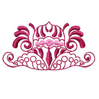 Vingette Machine Embroidey Design