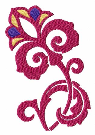 Elegant Flowers: 12 Machine Embroidery Designs 5x7