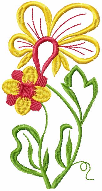 How To Use Silk Flowers With Embroidery - Embroidery Designs