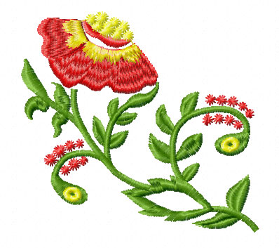 Flower Embroidery Designs - Kids, Fonts items in Free Machine