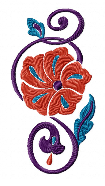 Vintage Flowers 12 Machine Embroidery Designs 5x7 Hoop size | eBay